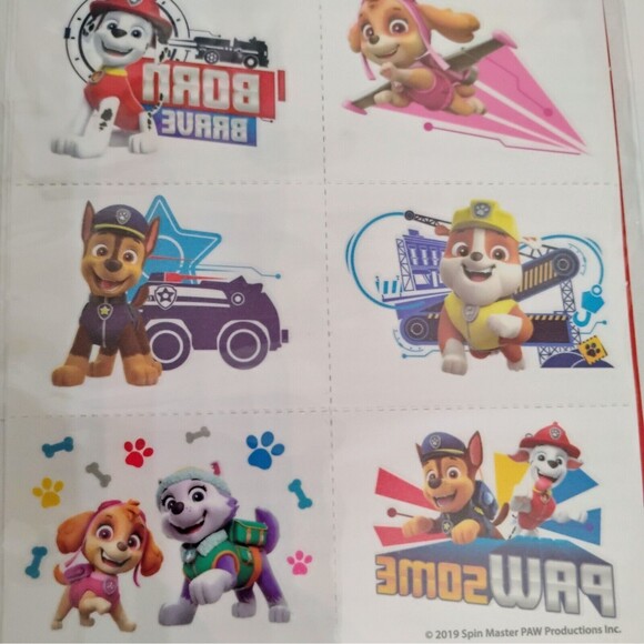 Unique Paw Patrol Temporary Tattoos - 24 Pcs - Picture 3 of 4